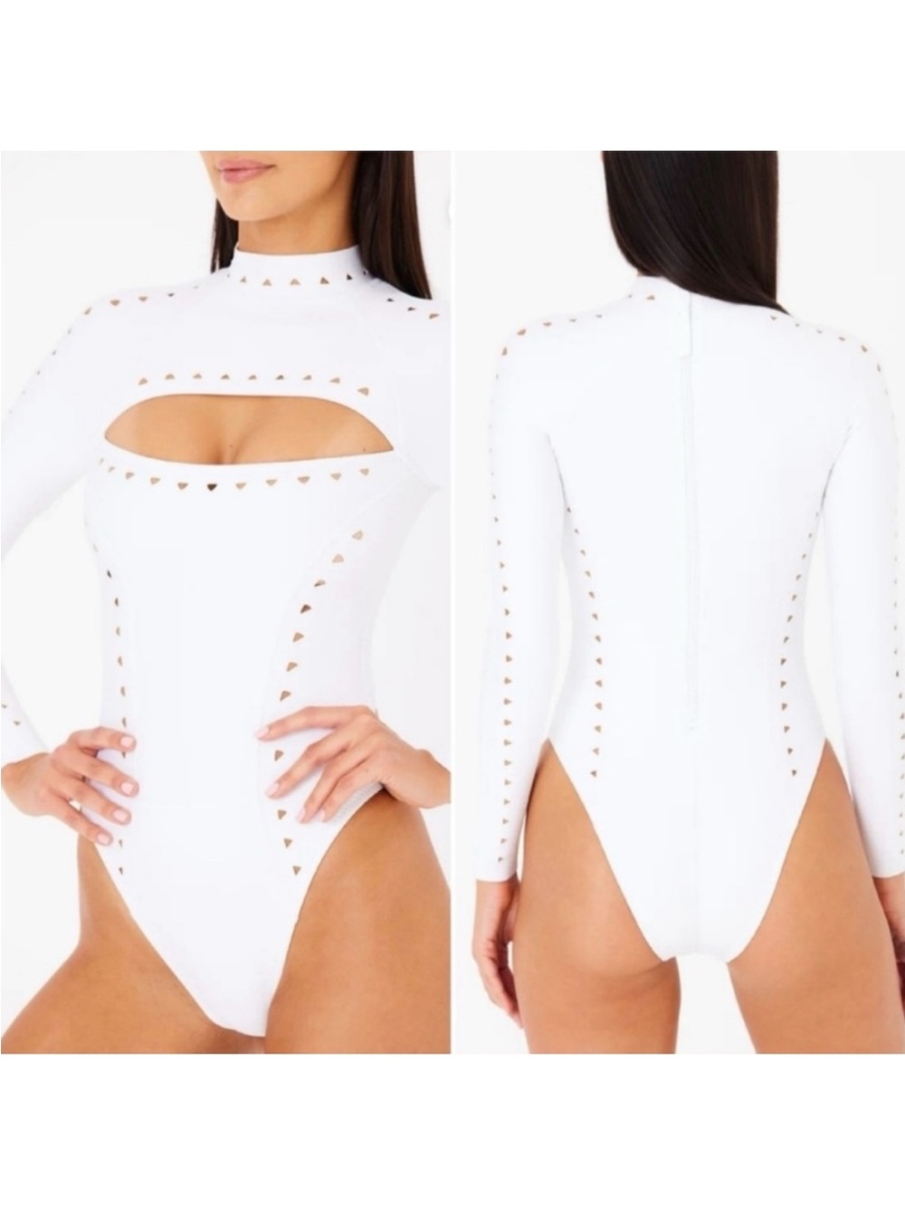 Gigi C Laurel Cutout Scuba Surf Suit